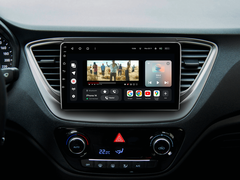 Buy Gazer T6009-HC/H PRO Multimedia System to Hyundai Solaris 2 (HC) 2017-2018