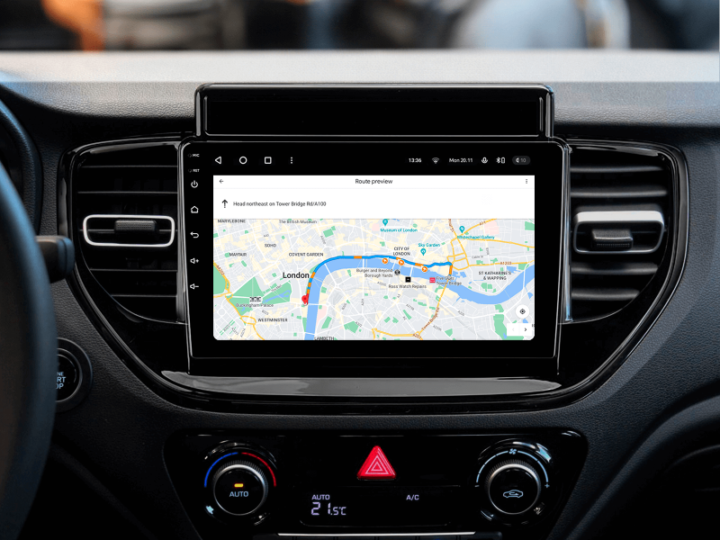 Buy Gazer T6009-HCF PRO Multimedia System to Hyundai Solaris 2 (HC) 2020-2021