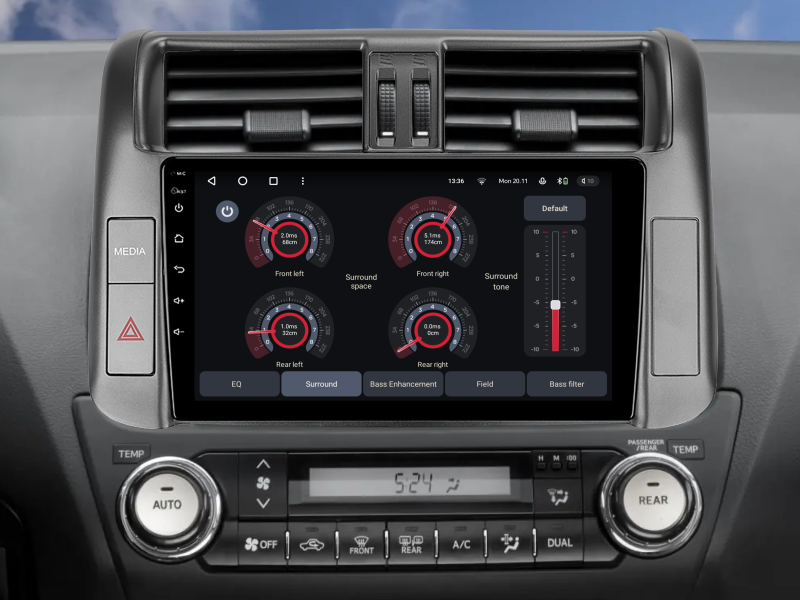 Buy Gazer T6009-J150/L Pro Multimedia System to Toyota Land Cruiser Prado 4 (J150) 2009-2013