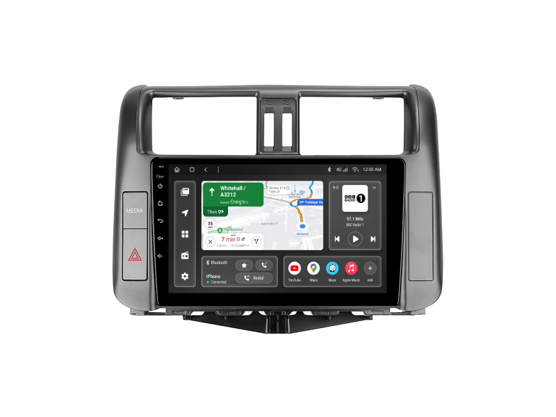 Buy Gazer T6009-J150/L Pro Multimedia System to Toyota Land Cruiser Prado 4 (J150) 2009-2013