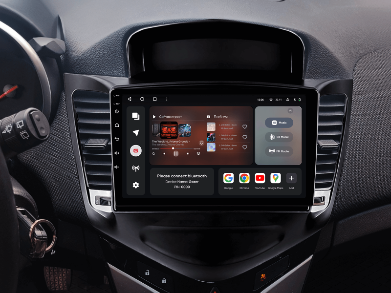 Buy Gazer T6009-J300 PRO Multimedia System to Chevrolet Cruze (J300) 2008-2014