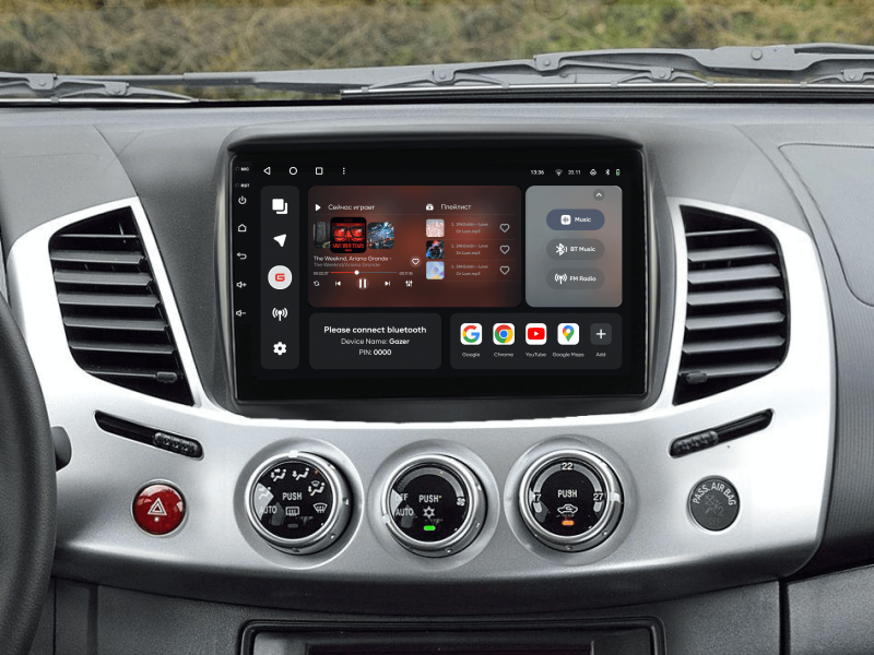 Купить Мультимедійна система Gazer T6009-KG PRO до Mitsubishi Pajero Sport 2, L200, Triton 2008-2016