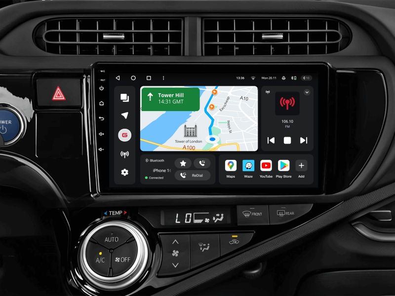 Купить Мультимедійна система Gazer T6009-NHP10 PRO до Toyota Aqua (NHP10) 2011-2017