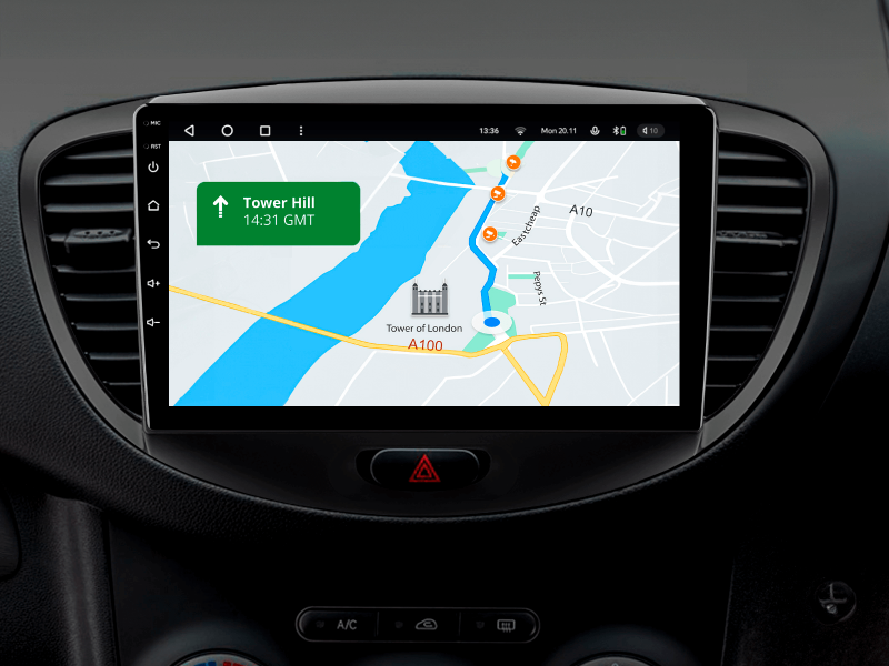 Купить Мультимедійна система Gazer T6009-PA PRO до Hyundai i10 (PA) 2007-2013