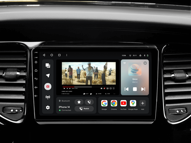 Купить Мультимедійна система Gazer T6009-PF PRO до Dodge Dart 2012-2016