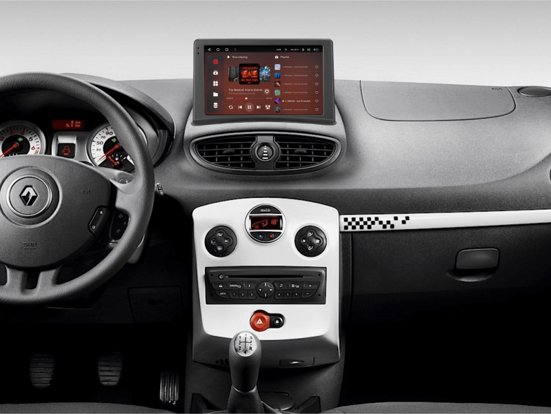 Купити Мультимедійна система Gazer T6009-RBR PRO до Renault Clio 3 (BR) 2005-2014