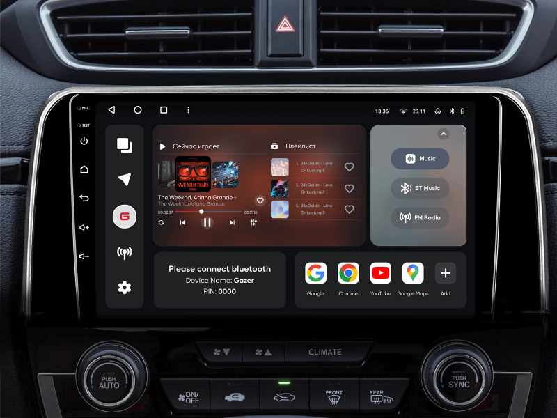 Купити Мультимедійна система Gazer T6009-RW PRO до Honda CR-V 5 (RT, RW) 2016-2018