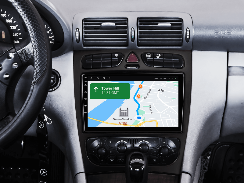 Купити Мультимедійна система Gazer T6009-W203 PRO до Mercedes-Benz C-Class (S203, CL203, W203) 2000-2004