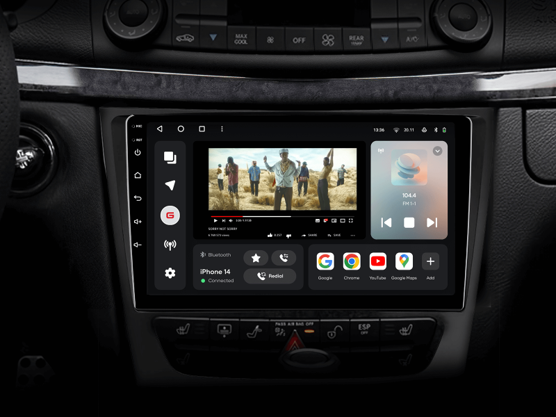 Купити Мультимедійна система Gazer T6009-W211 PRO до Mercedes-Benz E-Class (S211, W211) 2002-2009, CLS Class (C219) 2004-2010