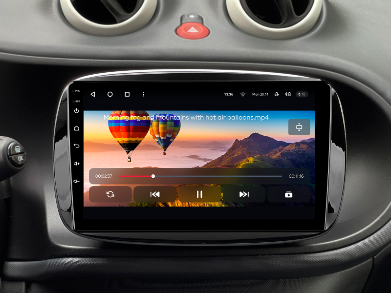 Buy Gazer T6009-W453 PRO Multimedia System to Smart Fortwo 3 (C453, A453, W453) 2014-2020