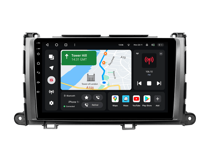 Купити Мультимедійна система Gazer T6009-XL30/H PRO до Toyota Sienna 3 (XL30) 2010-2014