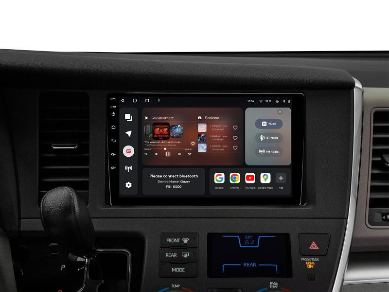Купити Мультимедійна система Gazer T6009-XL30F PRO до Toyota Sienna 3 (XL30) 2014-2020