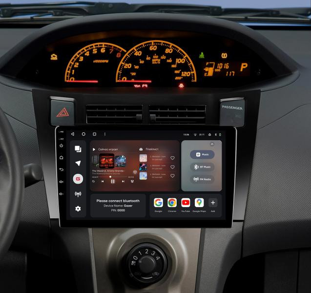 Купити Мультимедійна система Gazer T6009-XP90 PRO до Toyota Yaris (XP90) 2005-2012