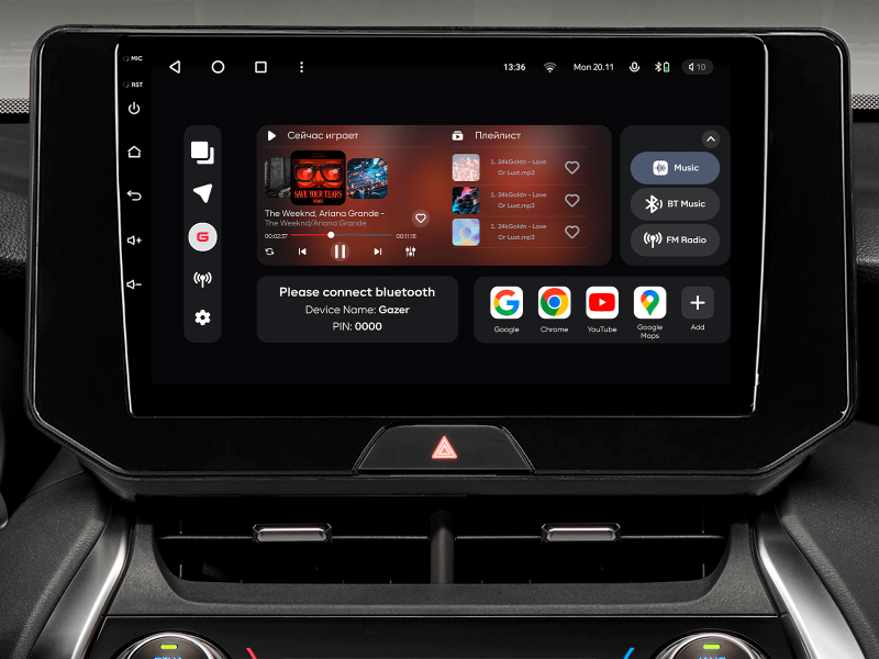 Купити Мультимедійна система Gazer T6009-XU80 PRO до Toyota Harrier 4 (XU80) 2020-2022