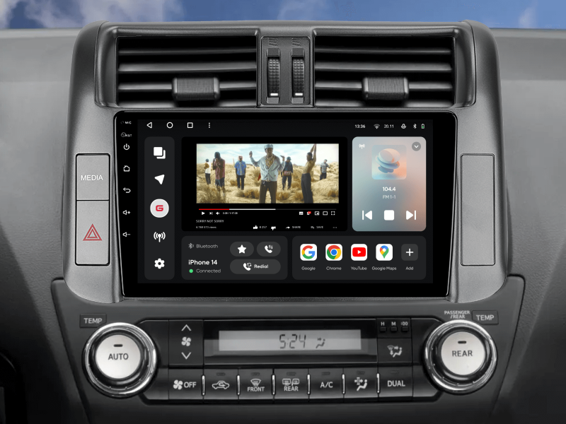 Купить Мультимедійна система Gazer T6509-J150 PRO до Toyota Land Cruiser Prado 4 (J150) 2009-2013