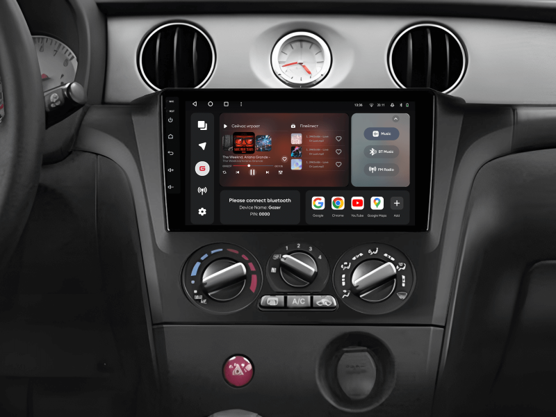 Купить Мультимедійна система Gazer T6509-MCU PRO до Mitsubishi Outlander 1 2002-2008