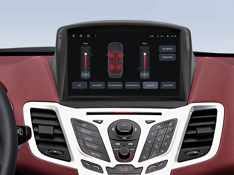 Купить Мультимедійна система Gazer T6509-WT/H PRO до Ford Fiesta Mk 6 2008-2019