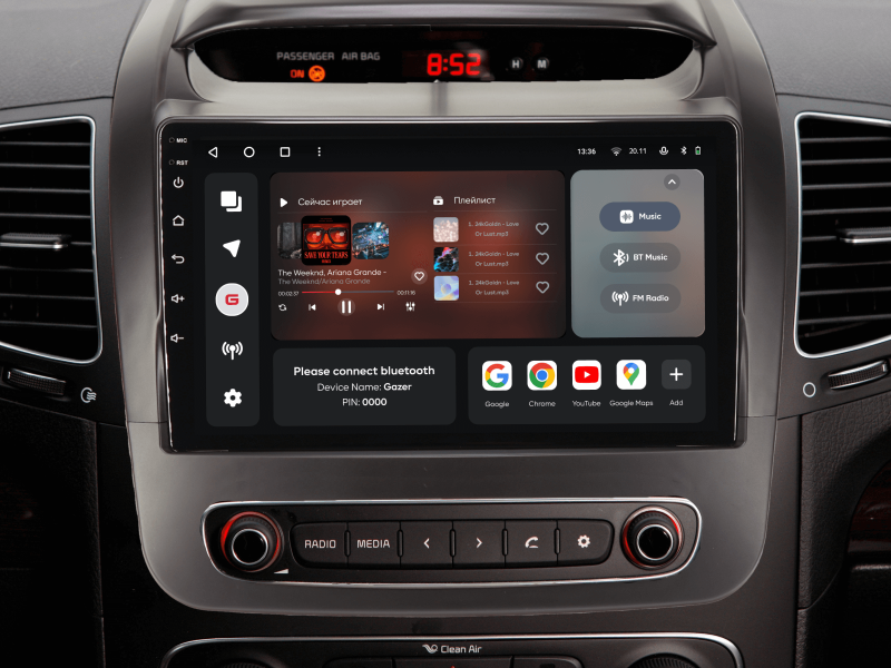 Купить Мультимедійна система Gazer T6809-XMF PRO до Kia Sorento 2 (XM) 2012-2021