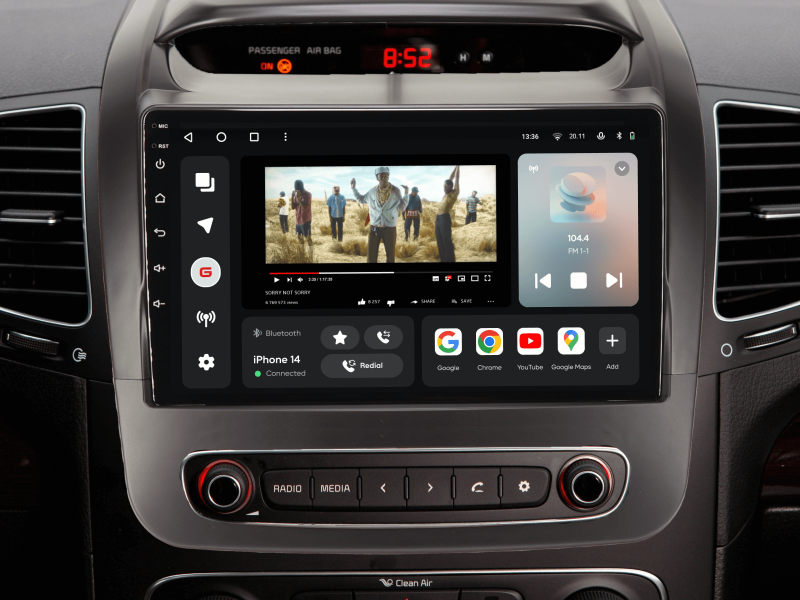 Купить Мультимедійна система Gazer T6809-XMF PRO до Kia Sorento 2 (XM) 2012-2021