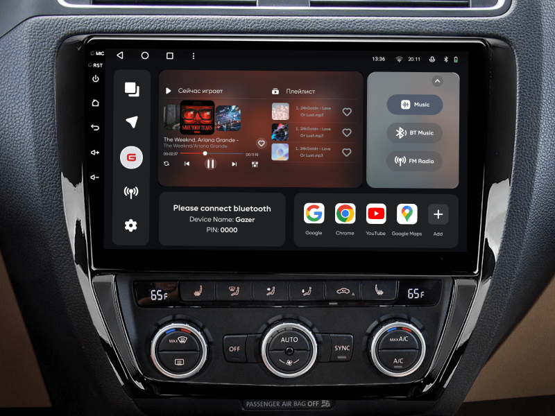 Купить Мультимедійна система Gazer T6010-1B PRO MAX до Volkswagen Jetta 6 (1B) 2011-2018