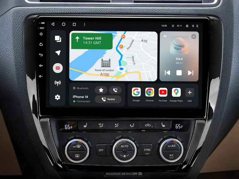 Купить Мультимедійна система Gazer T6010-1B PRO MAX до Volkswagen Jetta 6 (1B) 2011-2018