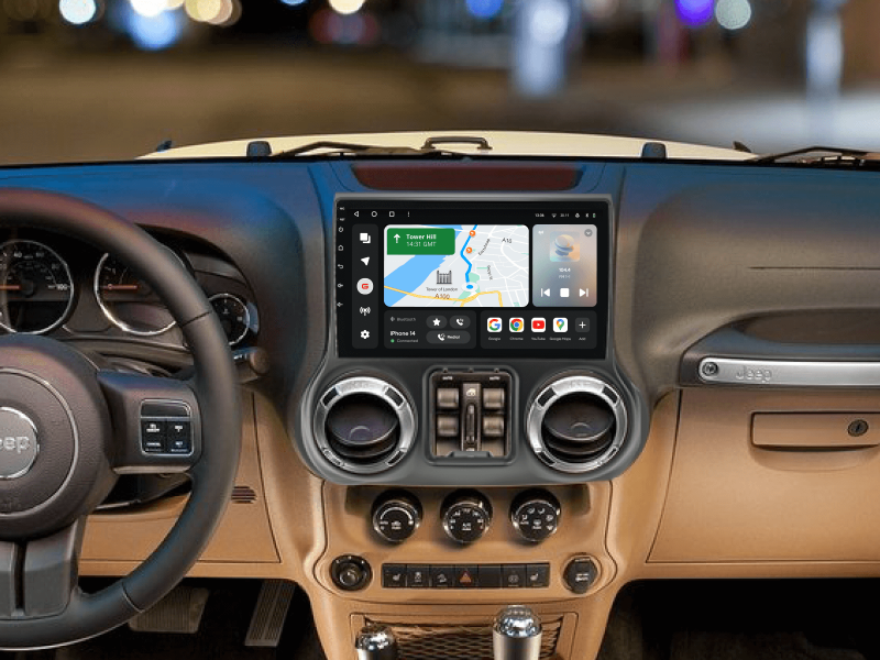 Купить Мультимедійна система Gazer T6010-JKF PRO MAX до Jeep Wrangler 3 (JK) 2010-2017