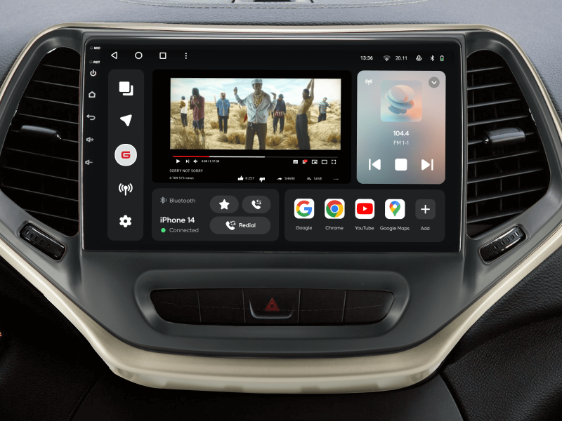 Купить Мультимедійна система Gazer T6010-KL PRO MAX до Jeep Cherokee 5 (KL) 2014-2018