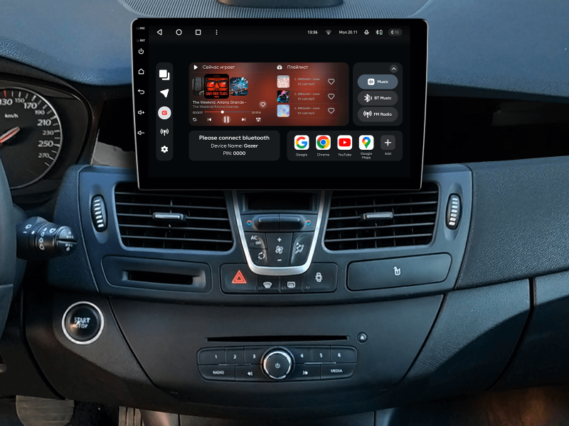 Купить Мультимедійна система Gazer T6010-L70 PRO MAX до Renault Latitude 1 (L70) 2010-2015