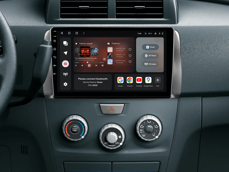 Купить Мультимедійна система Gazer T6010-QNC20 PRO MAX до Toyota bB 2 (QNC20) 2005-2016