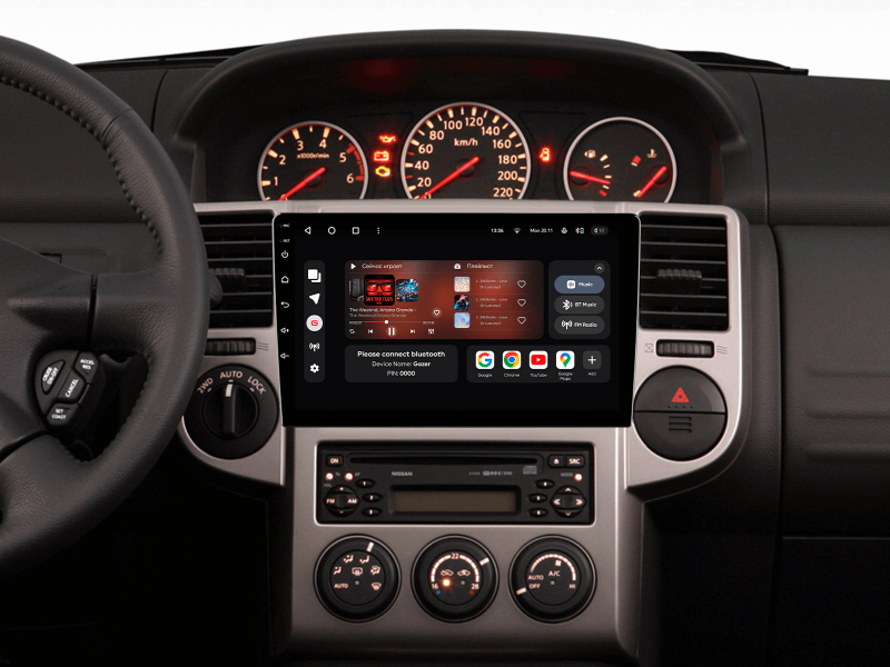 Купить Мультимедійна система Gazer T6010-T30 PRO MAX до Nissan X-Trail 1 2000-2007