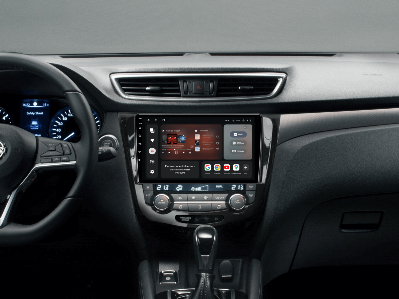 Купить Мультимедійна система Gazer T6010-T32/H PRO MAX до Nissan X-Trail 3, Qashqai 2 (Manual air conditioning) 2013-2017