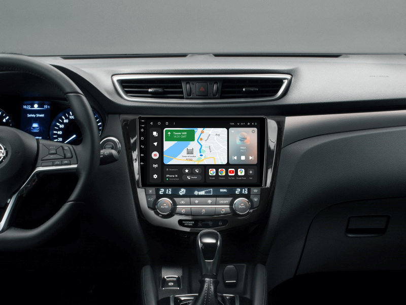 Купить Мультимедійна система Gazer T6010-T32/L PRO MAX до Nissan X-Trail 3, Qashqai 2 (Manual air conditioning) 2013-2017