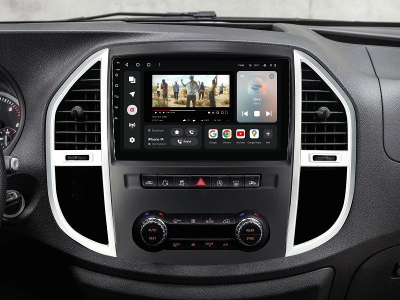 Купить Мультимедійна система Gazer T6010-W447 PRO MAX до Mercedes-Benz Vito 3 (W447) 2014-2020