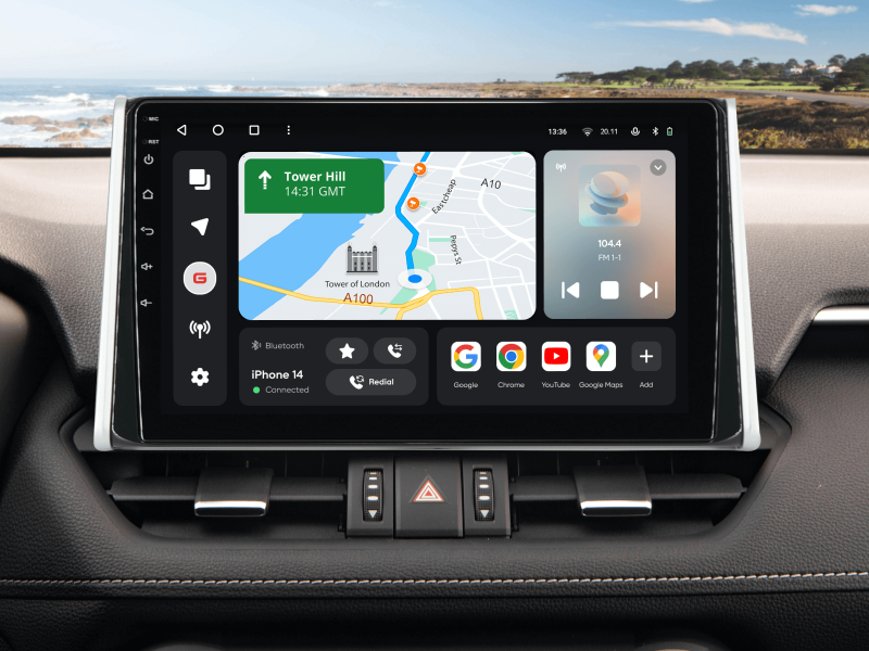 Купить Мультимедійна система Gazer T6010-XA50 PRO MAX до Toyota RAV4 (XA50) 2018-2020