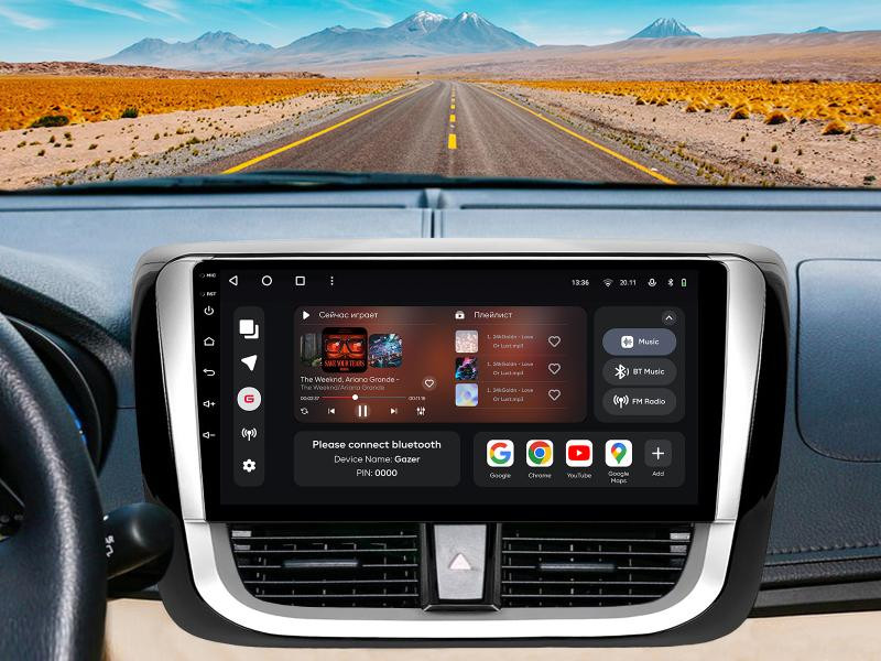 Купить Мультимедійна система Gazer T6010-XP150 PRO MAX до Toyota Yaris (XP150), Vios L 2016-2019
