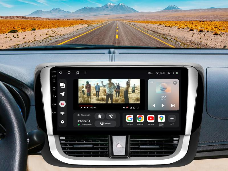 Купить Мультимедійна система Gazer T6010-XP150 PRO MAX до Toyota Yaris (XP150), Vios L 2016-2019