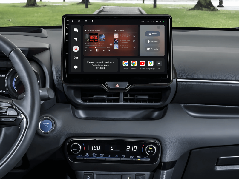 Купить Мультимедійна система Gazer T6010-XP210 PRO MAX до Toyota Yaris (XP210), Vios 2020-2022