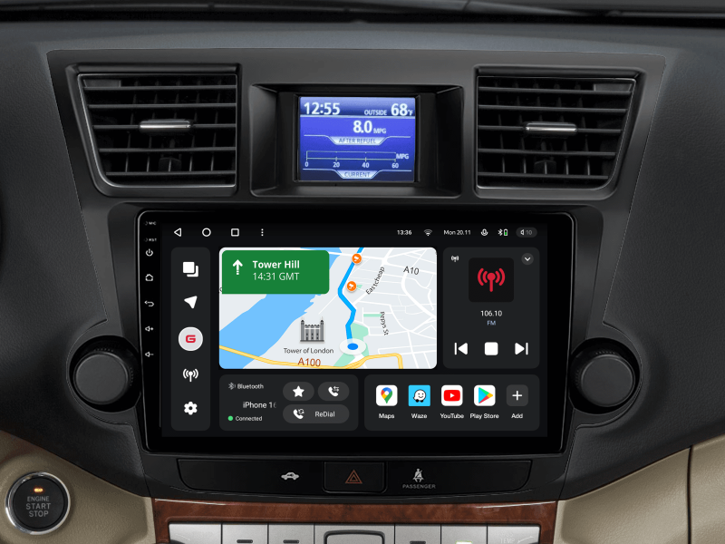 Купить Мультимедійна система Gazer T6510-XU40 PRO MAX до Toyota Highlander 2 (XU40) 2007-2013