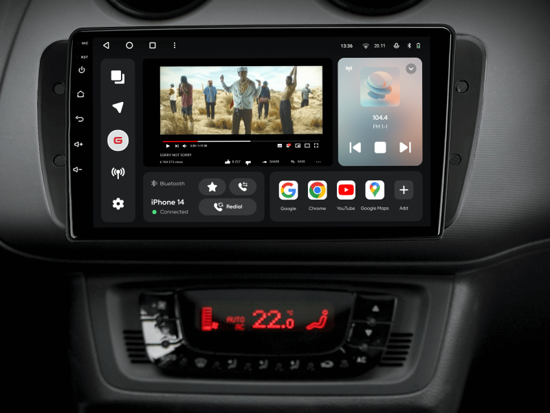 Купить Мультимедійна система Gazer T6009-6J PRO MAX до Seat Ibiza (6J) 2008-2015