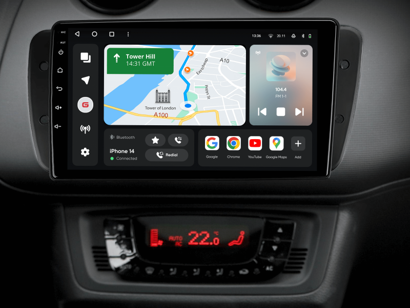 Купить Мультимедійна система Gazer T6009-6J PRO MAX до Seat Ibiza (6J) 2008-2015