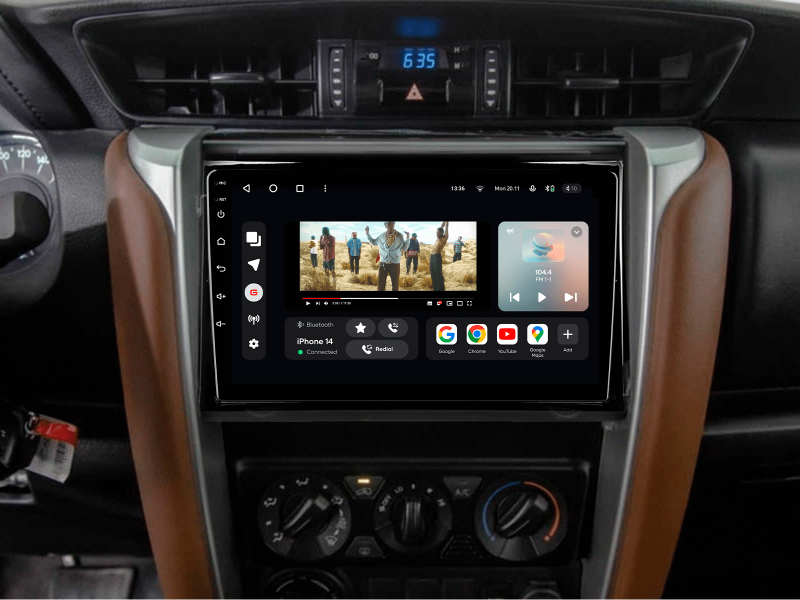 Купити Мультимедійна система Gazer T6009-AN150 PRO MAX до Toyota Fortuner 2 (AN150, AN160) 2015-2018