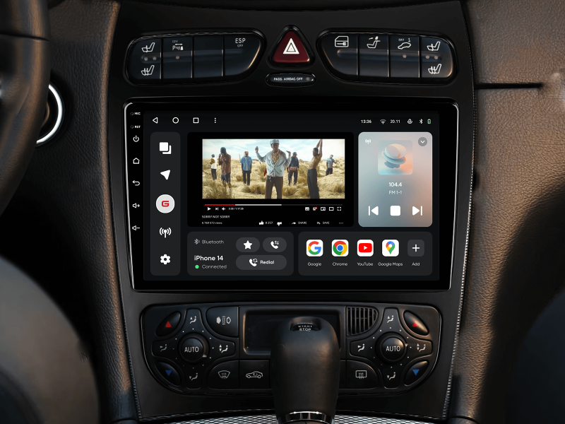 Купити Мультимедійна система Gazer T6009-C209 PRO MAX до Mercedes-Benz CLK-Class (C209, A209) 2002-2005