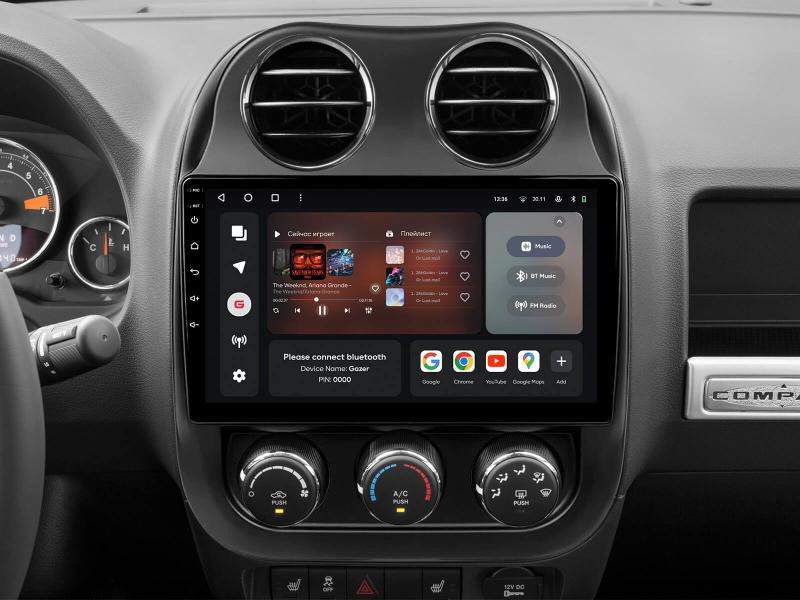 Купити Мультимедійна система Gazer T6009-F10/NBT PRO MAX до Jeep Compass 1 (MK49) 2009-2015