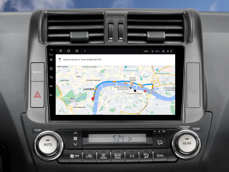 Buy Gazer T6009-J150/H Pro Max Multimedia System to Toyota Land Cruiser Prado 4 (J150) 2009-2013