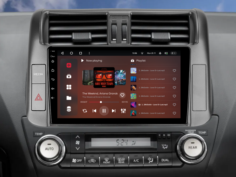 Buy Gazer T6009-J150/L Pro Max Multimedia System to Toyota Land Cruiser Prado 4 (J150) 2009-2013