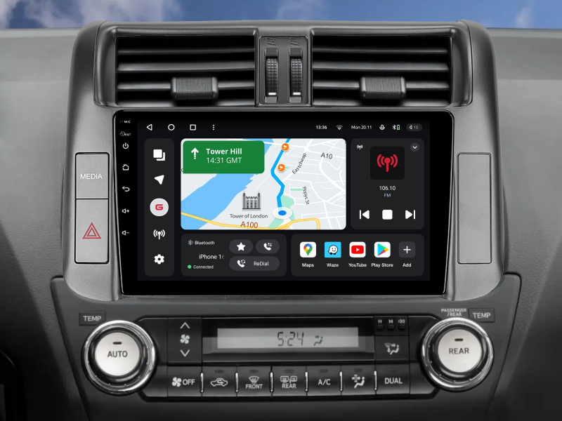 Buy Gazer T6009-J150/L Pro Max Multimedia System to Toyota Land Cruiser Prado 4 (J150) 2009-2013