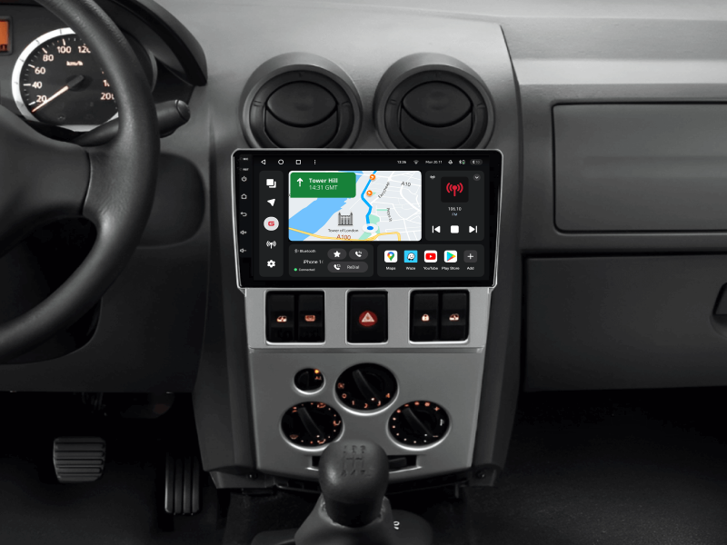 Buy Gazer T6009-L90 Pro Max Multimedia System to Renault Logan 1 (L90) 2004-2009