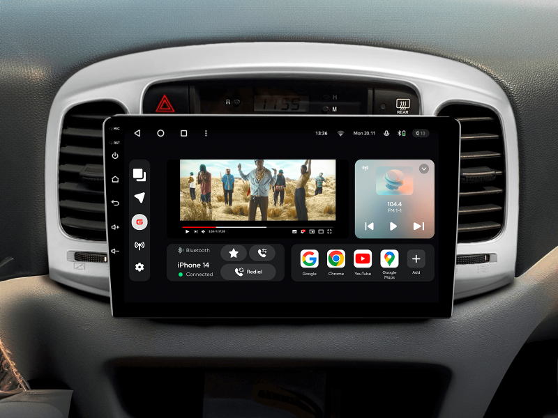 Buy Gazer T6009-Mc Pro Max Multimedia System to Hyundai Accent 3 (MC) 2006-2011