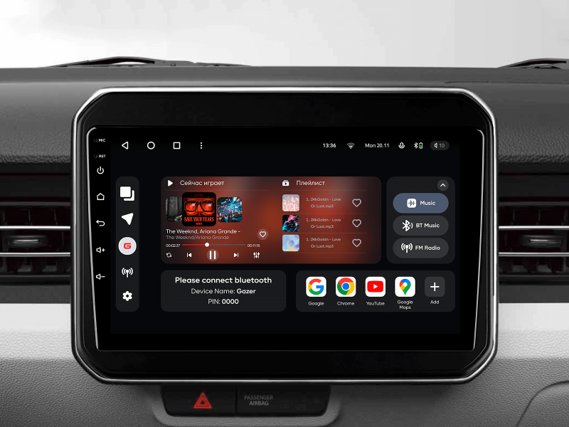 Buy Gazer T6009-MF Pro Max Multimedia System to Suzuki Ignis (MF) 2016-2020