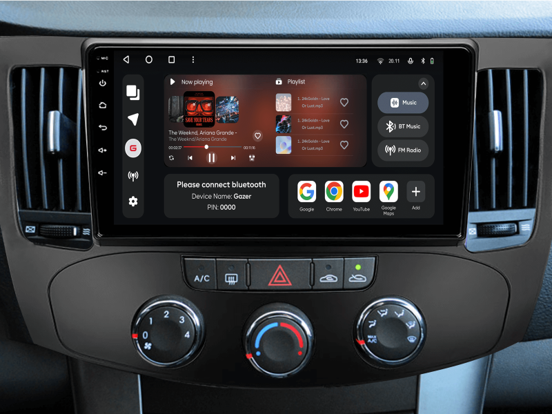 Buy Gazer T6009-Nff Pro Max Multimedia System to Hyundai Sonata 5 (NF) 2008-2010